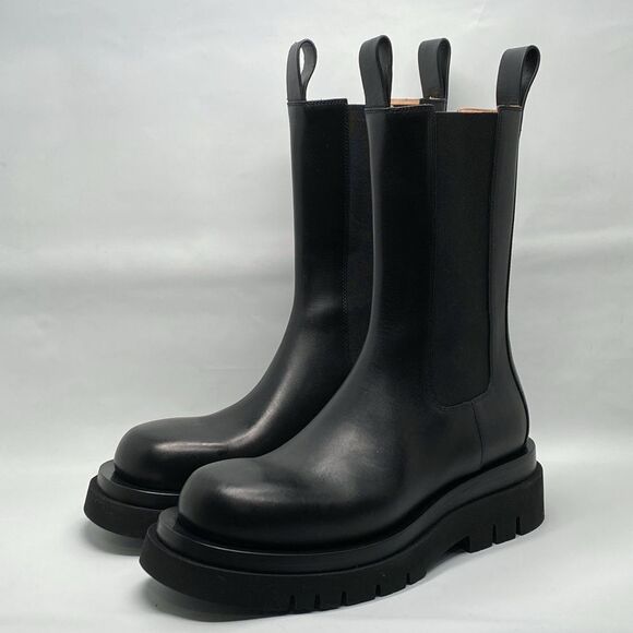 Bottega Veneta Lug Sole Leather Chelsea Boots size 39 - Picture 5 of 15